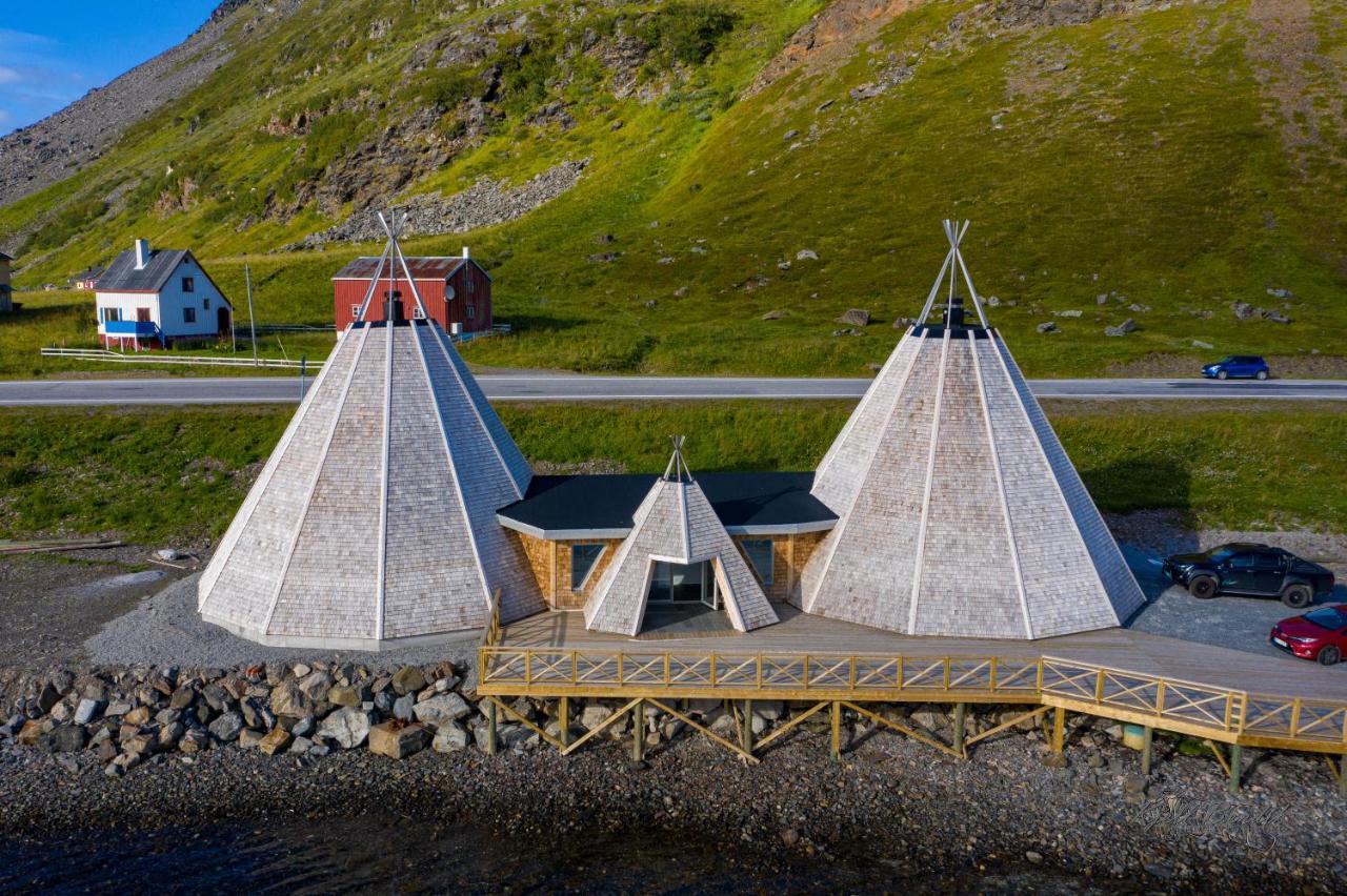 Sarnes Seaside Cabins ฮอนนิงสวาก ภายนอก รูปภาพ
